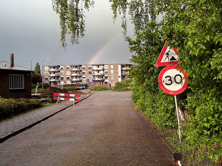 Baanweg Harderwijk kabels verleggen voor spoortunnel